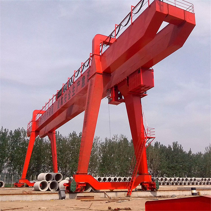MG Model Double Beam Mobile Rail Mounted Gantry Crane For Steel Factory